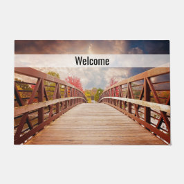 Tapete Ponte Rustic Wooden no País Bem-vindo