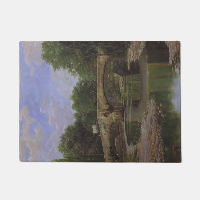 Tapete Ponte sobre um rio (por Santiago Rusiñol) (Frente)