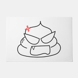 Tapete Poop zangado - Brootsch, o PooPoo