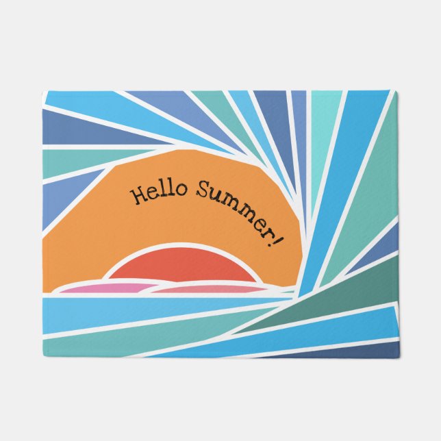 Tapete Pôr do sol na onda de barril (Frente)