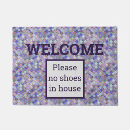 Tapete Por Favor, Não Há Calçados Em Casa Bem-VINDOS.