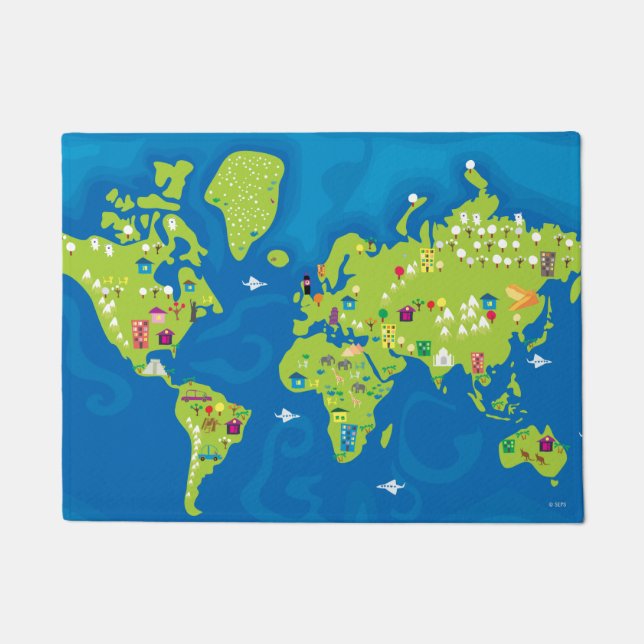 Tapete Por todo o mundo (Frente)