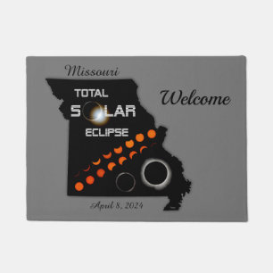 Tapete Porta-boas-vindas do Missouri Solar Eclipse
