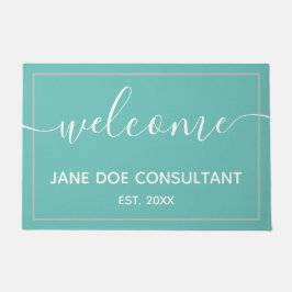 Tapete Porta - Bosta Personalizada de Boas-Vindas Lente +