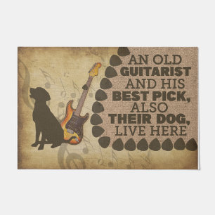 Tapete Porta-Cachorro E Guitarista, Matriz De Família Bon