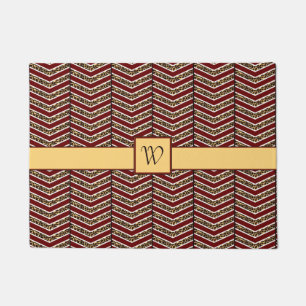 Tapete Porta Chevron de Leopard