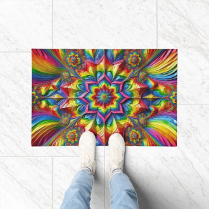 Tapete Porta com design de cores LGBTQ