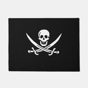 Tapete Porta da Bandeira do Pirata Calico Jack Rackham