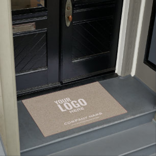 Tapete Porta da empresa Logotipo da empresa Business Mat 