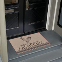 Porta da Família Farmhouse Rustic Rooster