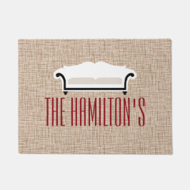 Tapete Porta da família personalizada