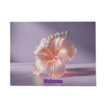 Porta da Lavanda de Pêssego Hibiscus