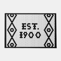 Porta de Azulejo 1900 Hex Estabelecida Personaliza