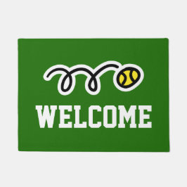 Tapete Porta de boas-vindas com design de tênis personali