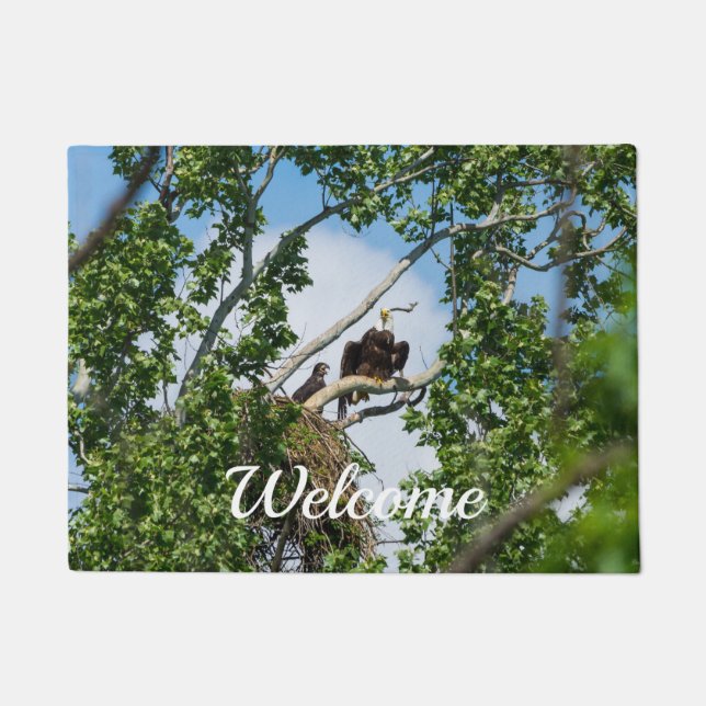 Tapete Porta de boas-vindas da Eagles (Frente)