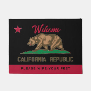 Tapete Porta de boas-vindas do estado da República da Cal