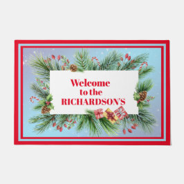 Tapete Porta de Boias-Vindas Personalizadas