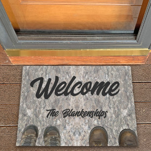 Tapete Porta de Boot WELCOME (Boot WELCOME) Vestida Perso