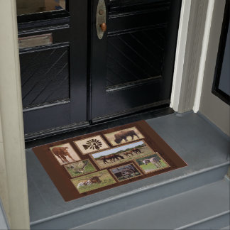 Tapete Porta de Colagem do País