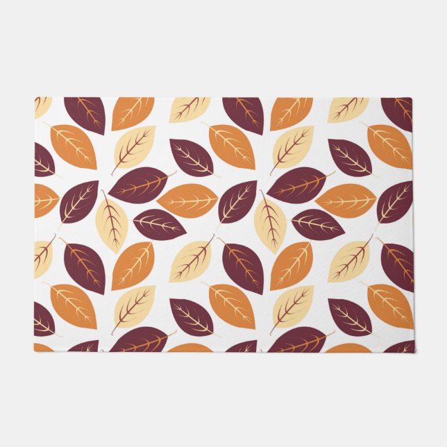 Tapete Porta de Folhas Simples do outono (Frente)
