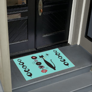 Tapete Porta de Gato Legal Moderno com Meio século Atôm