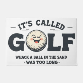 Tapete Porta De Golfe Engraçado Para Golfistas