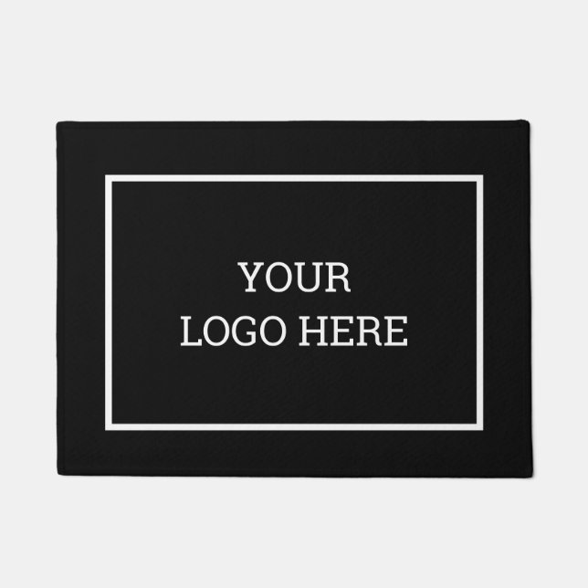 Tapete Porta de logotipo personalizada (Frente)