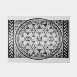 Tapete Porta de mosaico romano personalizada