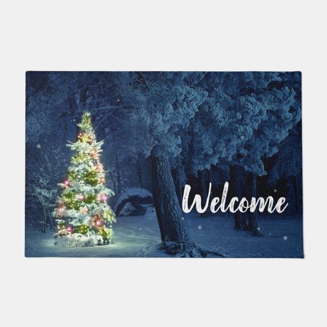 Tapete Porta de Natal Personalizada (Frente)