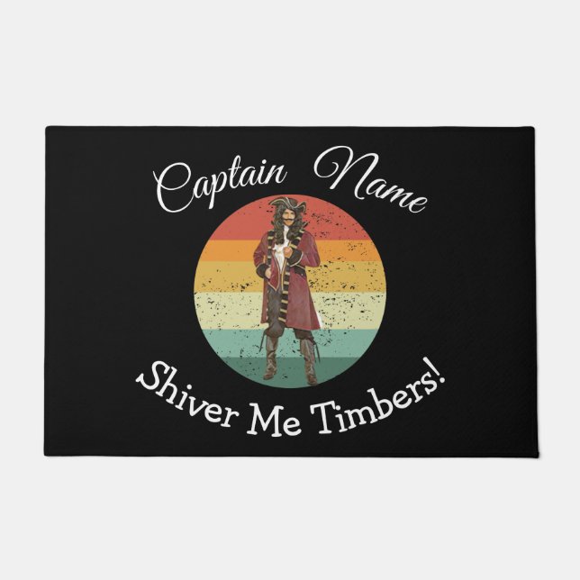 Tapete Porta de Pirata Vermelha (Frente)