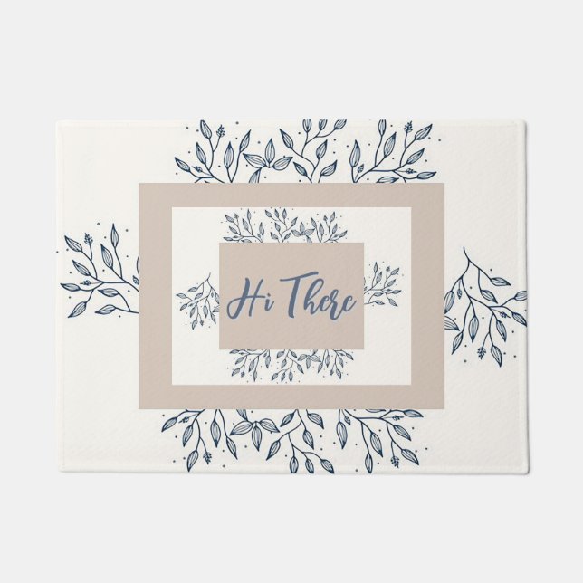 Tapete Porta de saudação amigável (Frente)