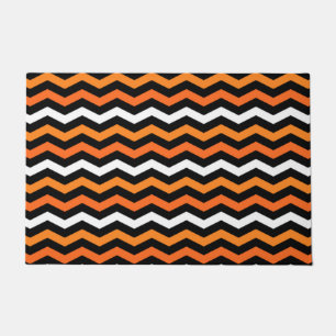 Tapete Porta de Stripe de Chevron Halloween