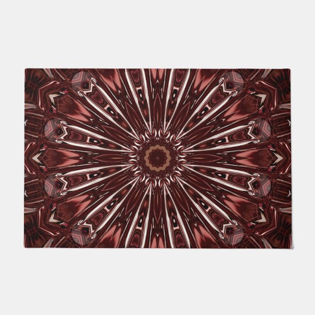 Tapete Porta Decorativa Burgundy (Frente)