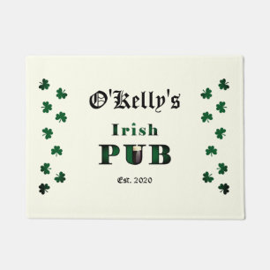 Tapete Porta do Bar do Pub irlandês Tavern