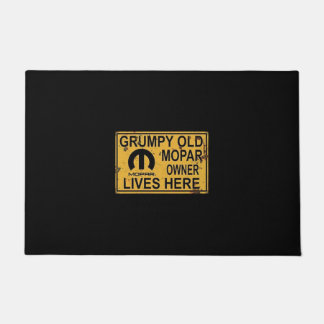 Tapete Porta do Carro Antigo Proprietário do Mopar Grumpy