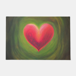 Tapete Porta do Coração Natural