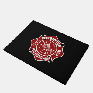 Tapete Porta do corpo de bombeiros voluntários - 18"x24"