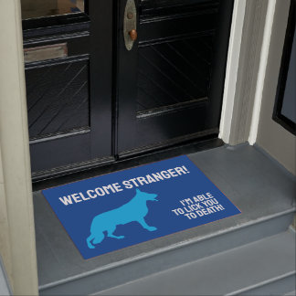 Tapete Porta do german shepherd