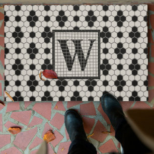 Tapete Porta do Impressão de Azulejo hexadecimal