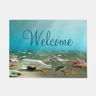 Tapete Porta do naufrágio do navio em frasco