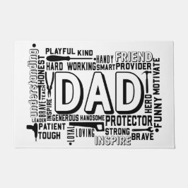 Tapete Porta do pai para casa saudando porta da varanda