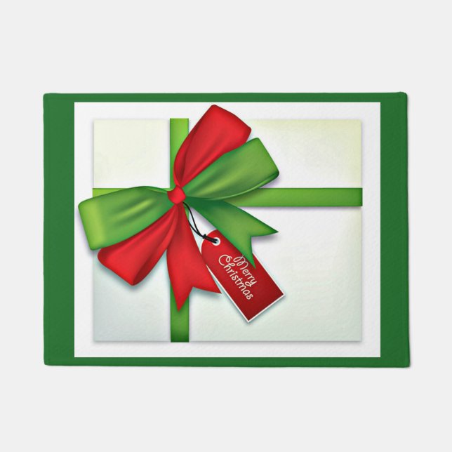 Tapete Porta do Presente de Natal (Frente)