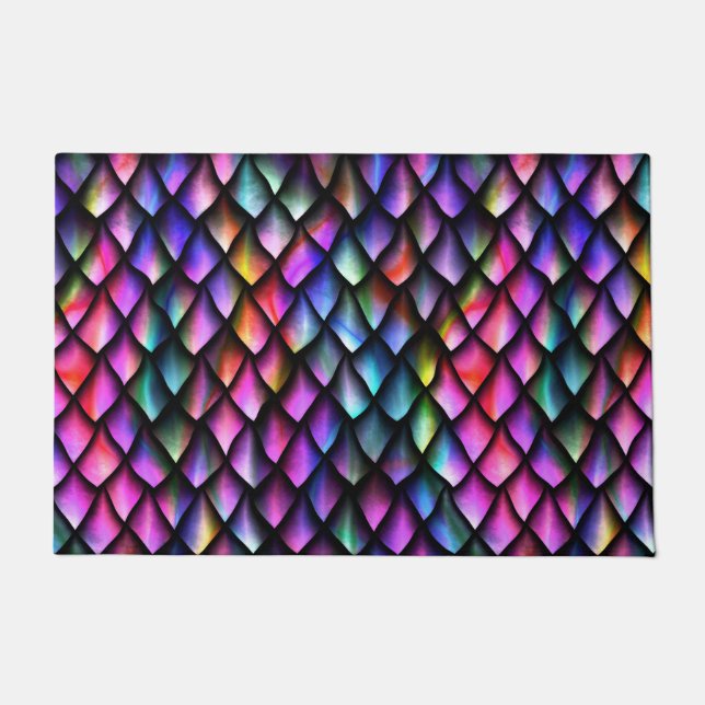 Tapete Porta do Rainbow Dragon Scales (Frente)