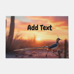 Tapete Porta do Roadrunner do Deserto Sudoeste arizona
