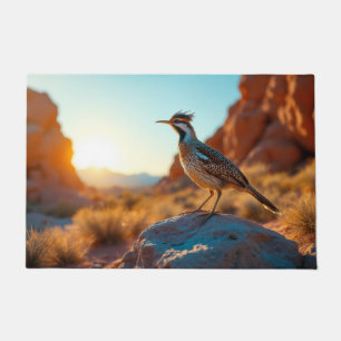 Tapete Porta do Roadrunner do Deserto Sudoeste arizona