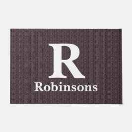 Tapete Porta do Sweater Nome da Família