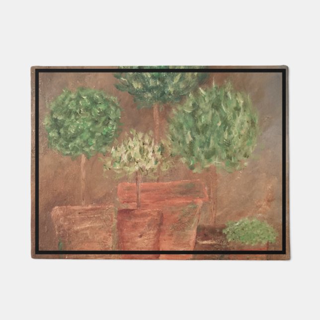 Tapete Porta do Topiary (Frente)