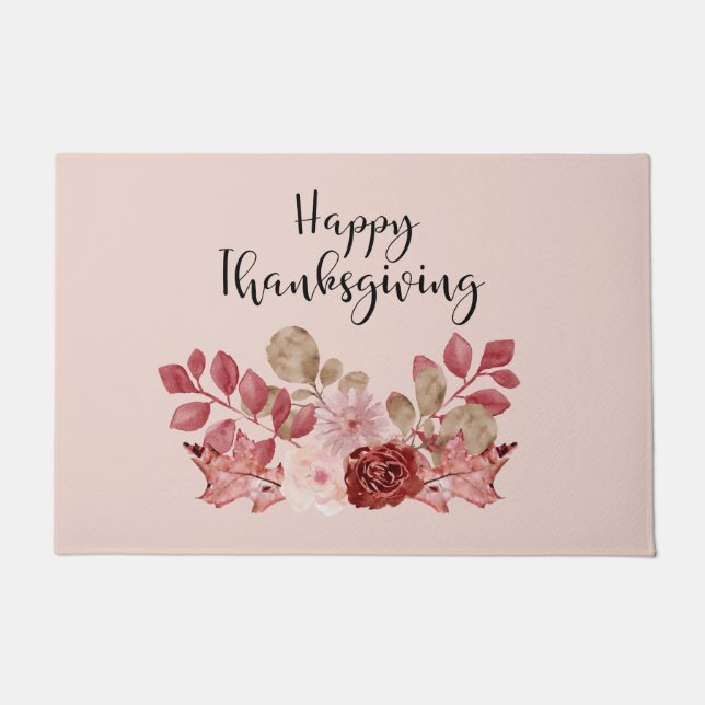 Tapete Porta Floral de outono (Frente)