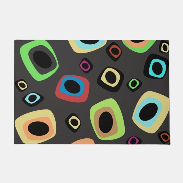 Tapete Porta Geométrica do Século médio (Frente)