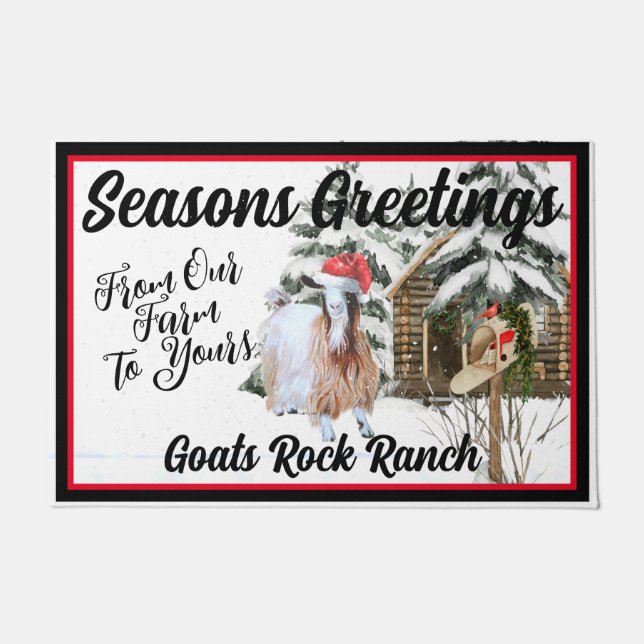 Tapete Porta - Maggie de Cabra Desmaiante (Frente)